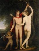 Jonas Akerstrom Venus,Adonis and Amor oil